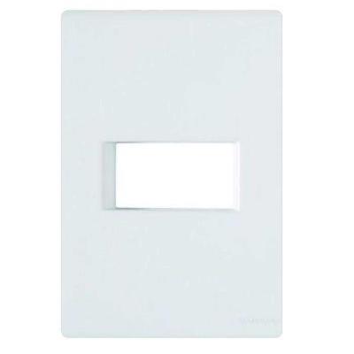 Espelho 4x2 Módulo Horizontal Branco - Linha Liz Tramontina