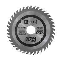 Serra Circular 110mm 40 Dentes Metal Duro - Cortes Rápidos Em Madeira - 1