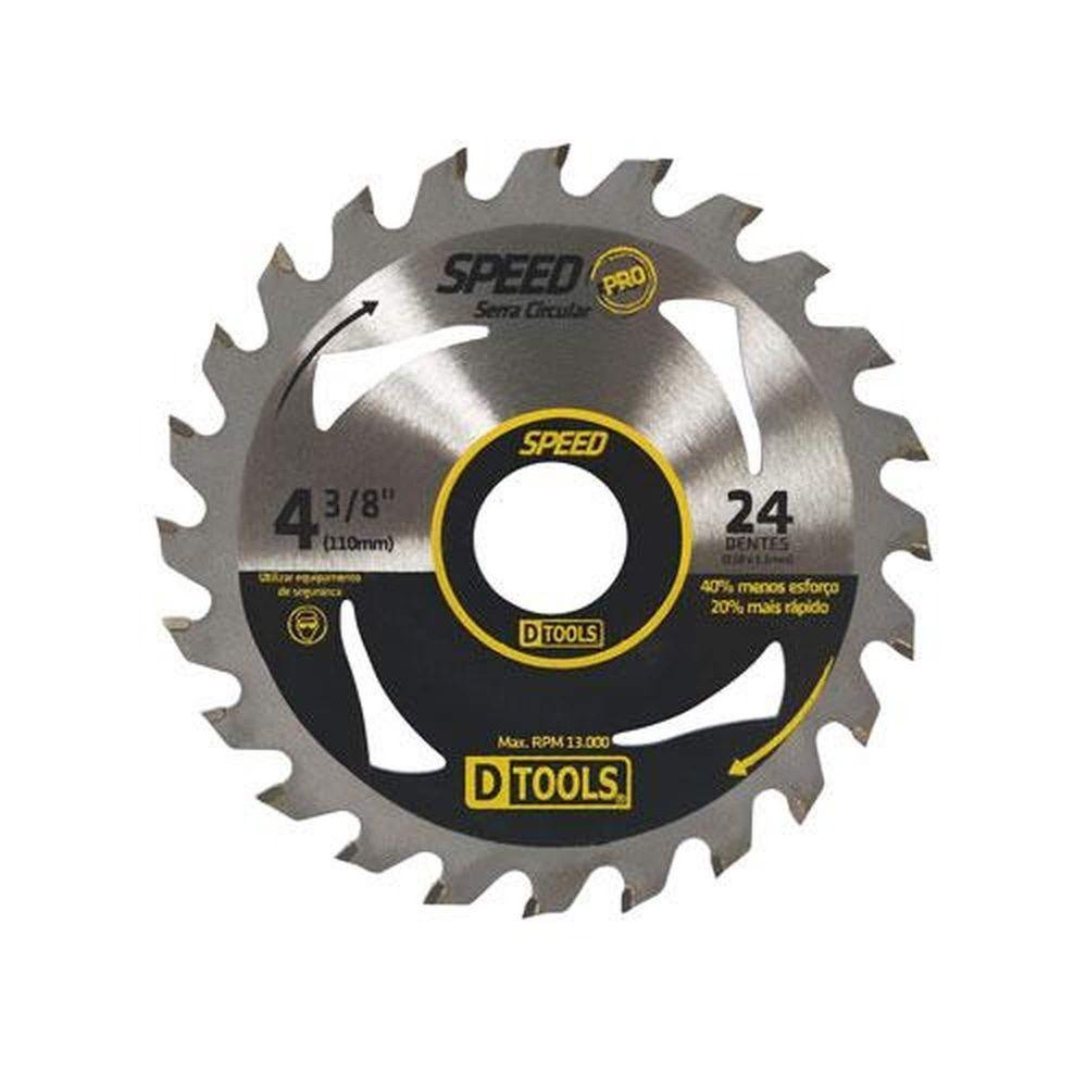 Serra Circular Speed Pro 4 3-8'' 24 Dentes (110x1,1mm) - Corte Rápido E Preciso - 1