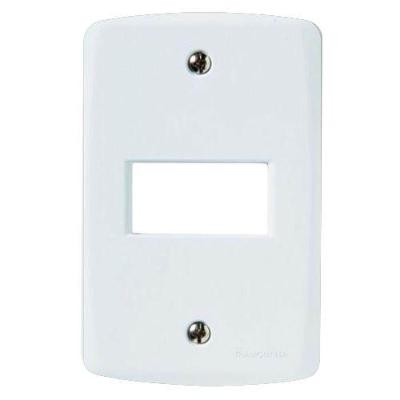 Espelho 4x2 01 Módulo Horizontal Branco - Linha Lux2 Tramontina