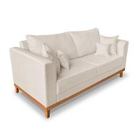 Kit Sofá 3 Lugares E 2 Poltronas Beny Viena Linho Bege - 2