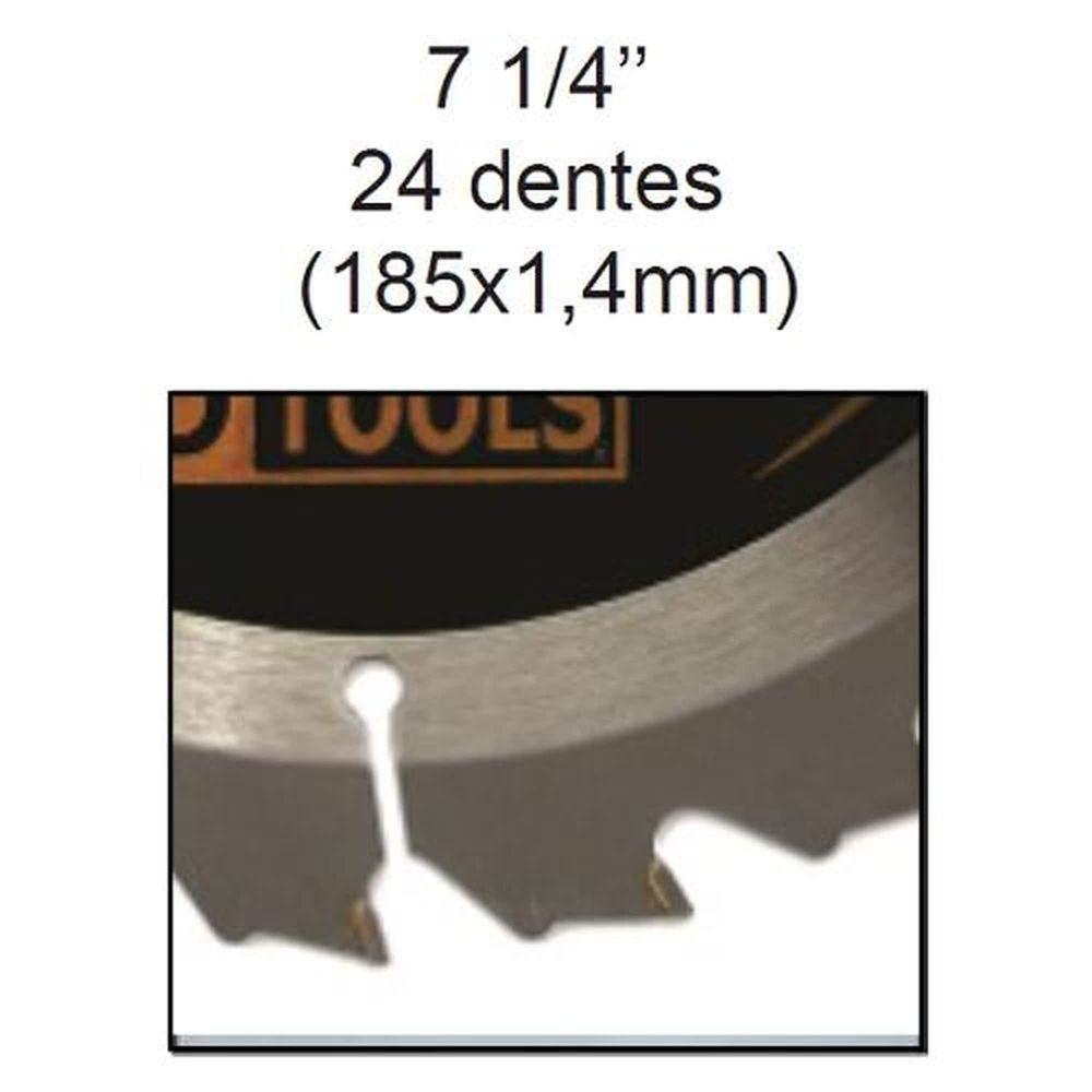 Serra Circular Speed Pro 7 1-4'' 24 Dentes - Dtools Para Corte Rápido - 2