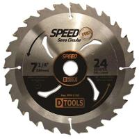 Serra Circular Speed Pro 7 1-4'' 24 Dentes - Dtools Para Corte Rápido - 1