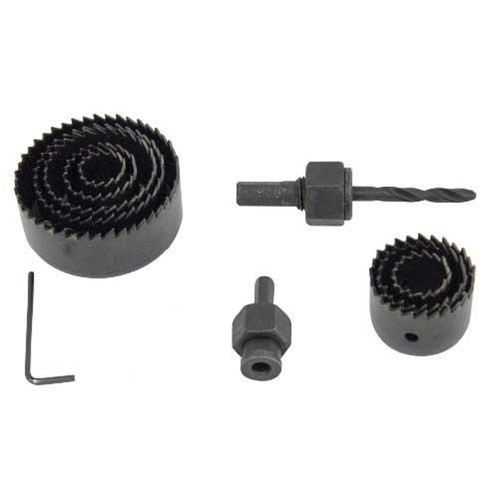 Kit Serra Copo 11 Peças Aço Carbono 19-22-25-28-38-44-51-64mm - Para Madeira, Fibra E Plástico - 1