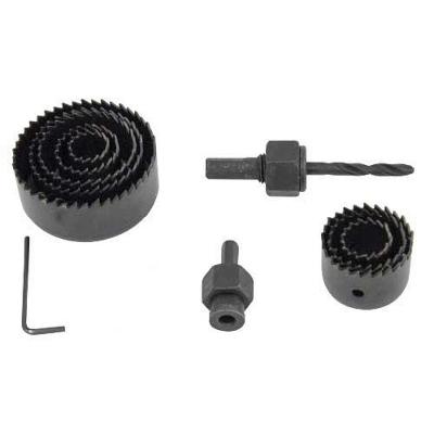 Kit Serra Copo 11 Peças Aço Carbono 19-22-25-28-38-44-51-64mm - Para Madeira, Fibra E Plástico