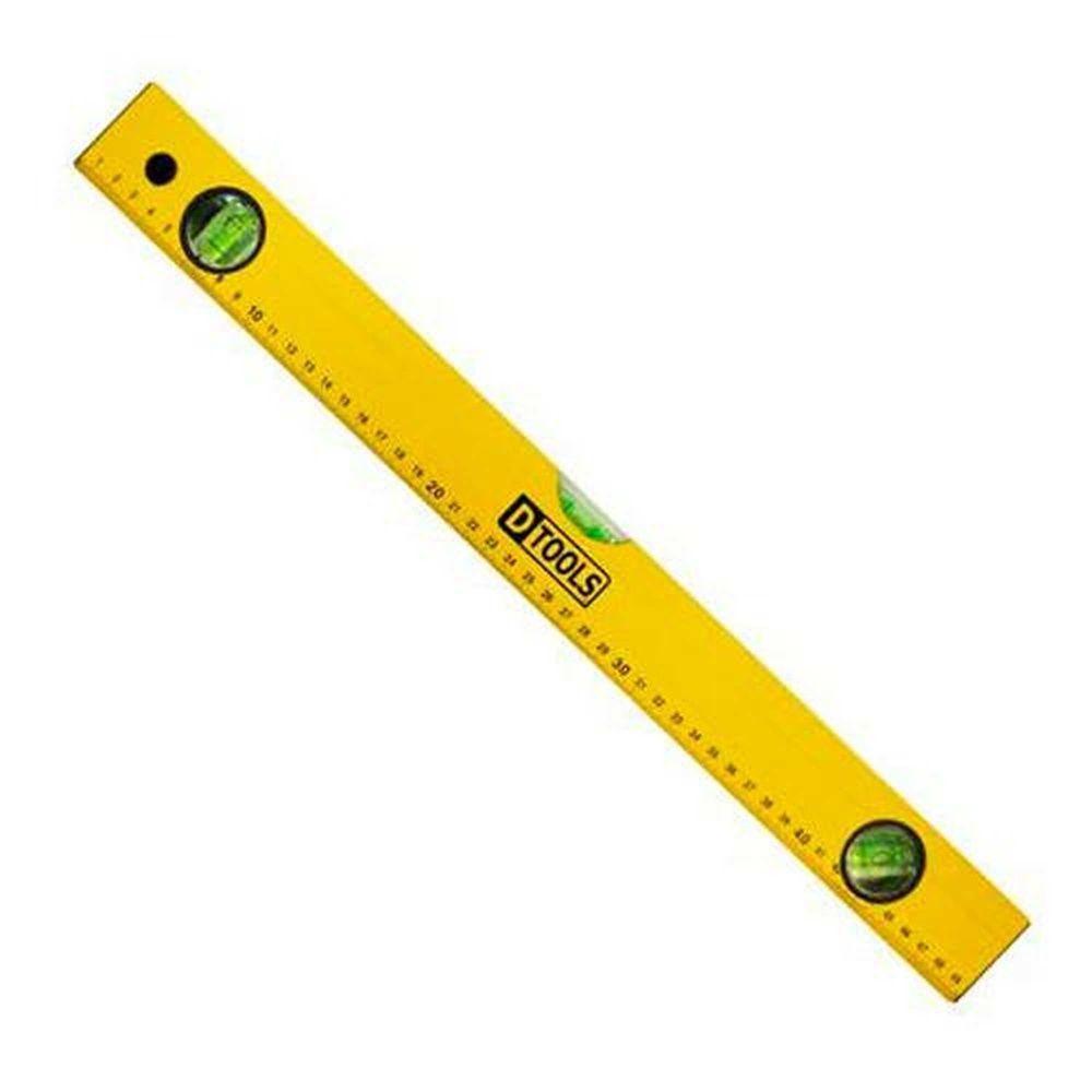 Nível De Alumínio Tubular 50cm Dtools - Ferramenta De Medição E Nivelamento - 1