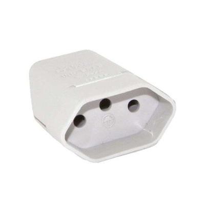 Pino Fêmea 3p 20a Branco Pvc - Sistema Novo Padrão - 50 Unidades