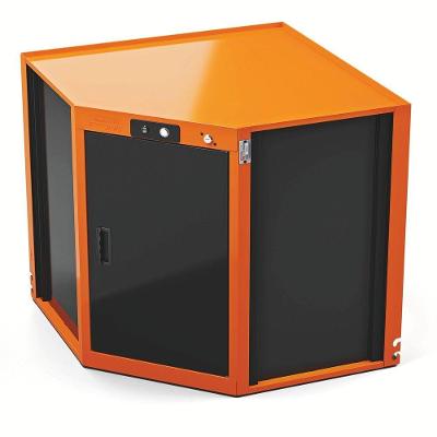 Módulo Smart System Bancada Canto 1 Porta Tramontina Pro Laranja Orgnizador Ferramentas Armários Tramontina