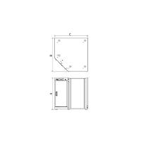Módulo Smart System Bancada Canto 1 Porta Tramontina Pro Laranja Orgnizador Ferramentas Armários Tramontina - 10