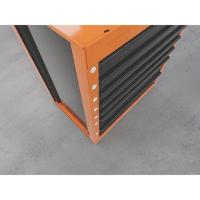 Módulo Smart System 8 Gavetas Individuais Tramontina Pro Laranja Orgnizador Ferramentas Armários Tramontina - 10