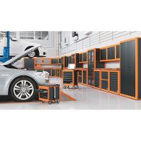 Módulo Bancada 2 Portas Cinza Tramontina Pro Cinza Orgnizador Ferramentas Gavetas Armários Tramontina - 9