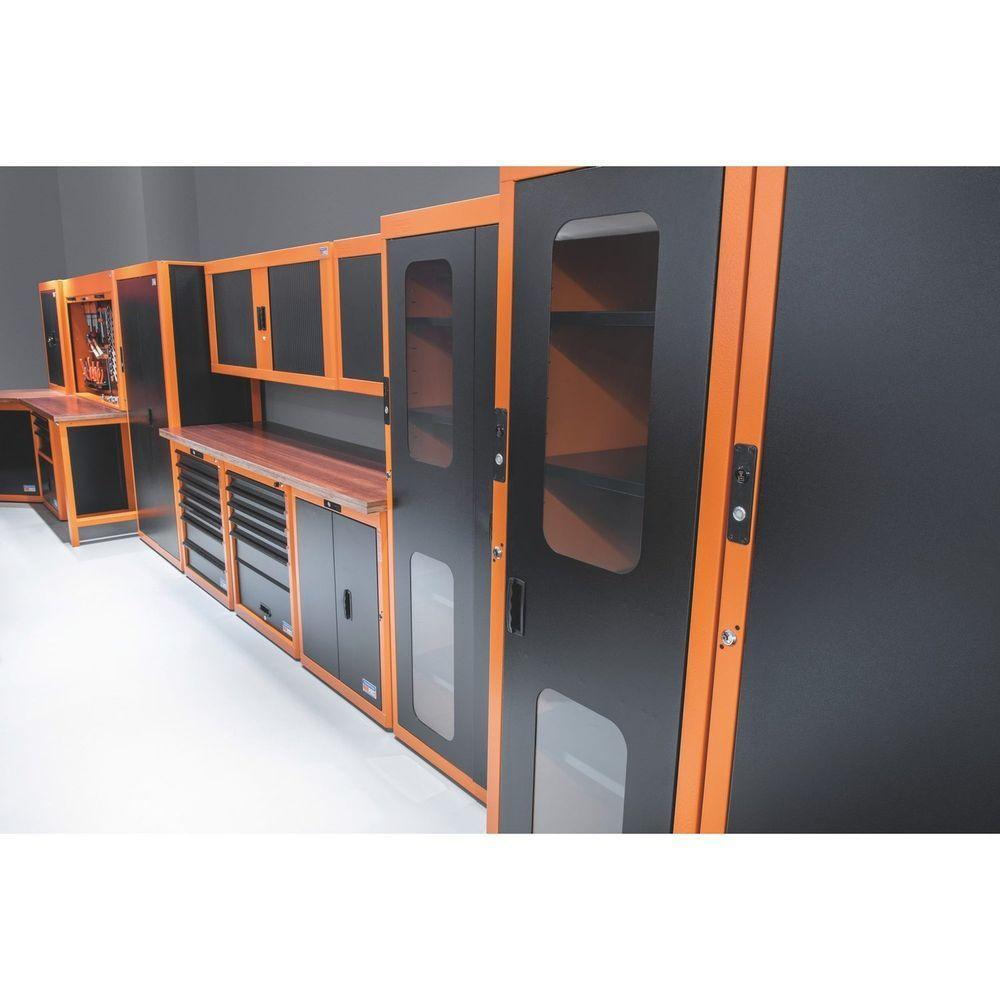 Módulo Smart System Bancada 8 Gavetas Tramontina Pro Laranja Orgnizador Ferramentas Gavetas Armários Tramontina - 3