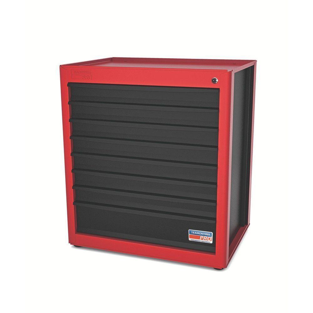 Módulo Para Bancada 8 Gavetas Tramontina Pro Vermelho Orgnizador Ferramentas Para Gavetas E Armários Tramontina - 1
