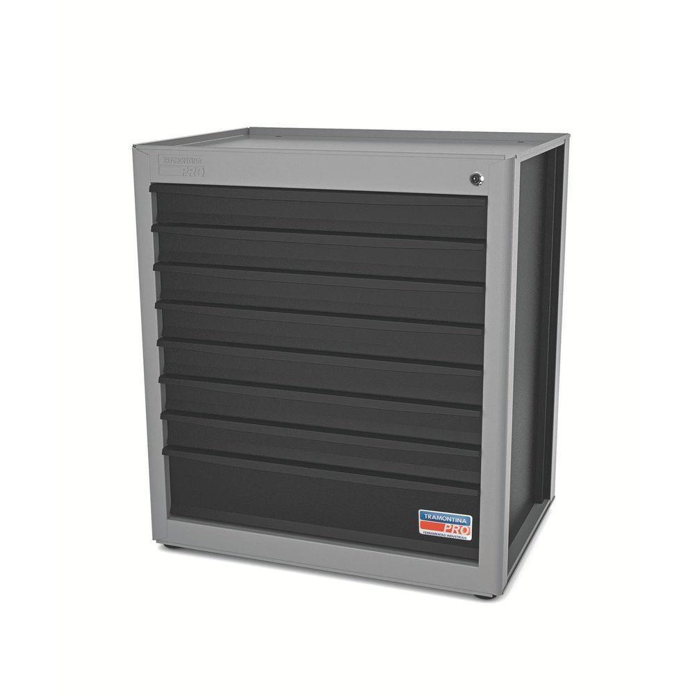 Módulo Para Bancada 8 Gavetas Tramontina Pro Cinza Orgnizador Ferramentas Para Gavetas E Armários Tramontina - 1