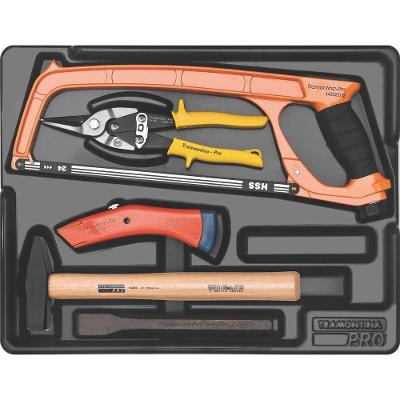 Módulo Com Ferramentas 5 Peças Tramontina Pro Orgnizador Ferramentas Gavetas E Armários Tramontina