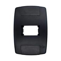 Espelho 4x2 1 Módulo Horizontal Preto - Linha Lev - Ilumi - Sku 23568 - 1