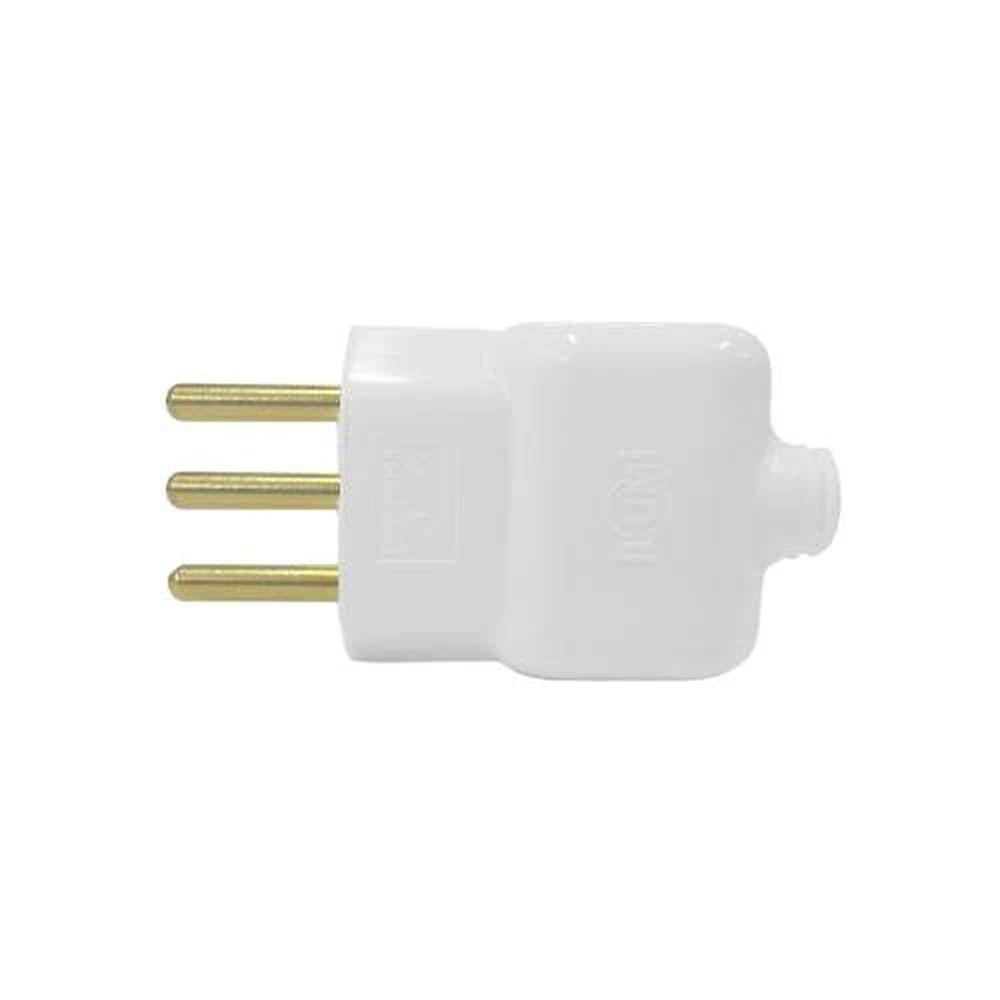 Pino Macho 3p 10a Com Prensa Cabo Branco - Ilumi - 1