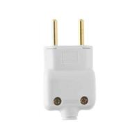 Pino Macho 2p 20a Com Prensa Cabo Branco - Ilumi - 1