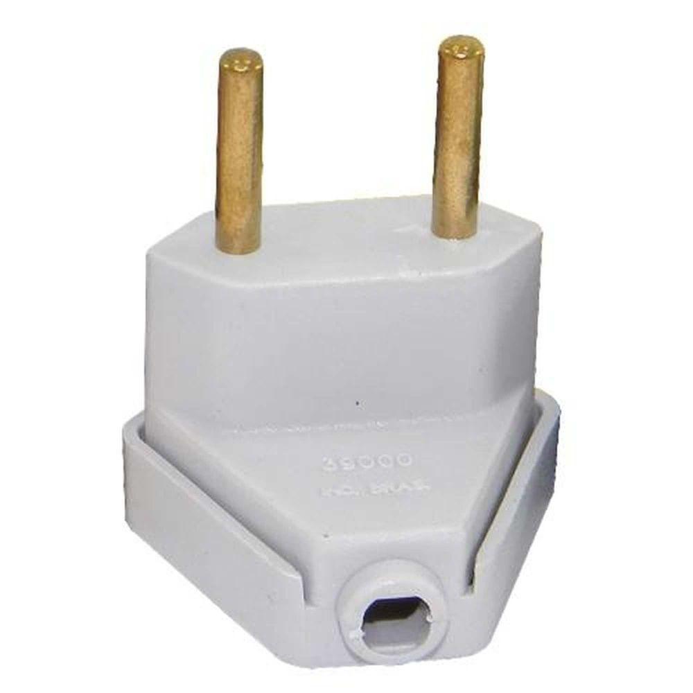 Pino Macho 2p 10a Triangular Branco - Pvc - 50 Unidades - 1