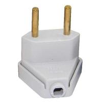 Pino Macho 2p 10a Triangular Branco - Pvc - 50 Unidades - 1