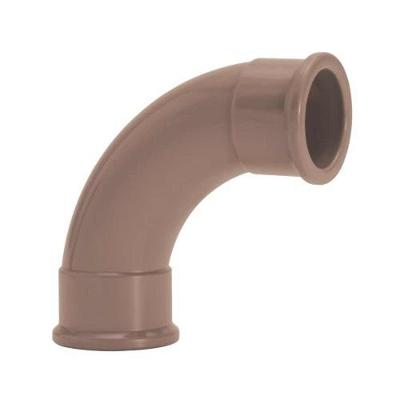 Curva Soldável Pvc 60mm 90º Com Bolsa - Resistente 750 Kpa - Kit Com 5 Unidades