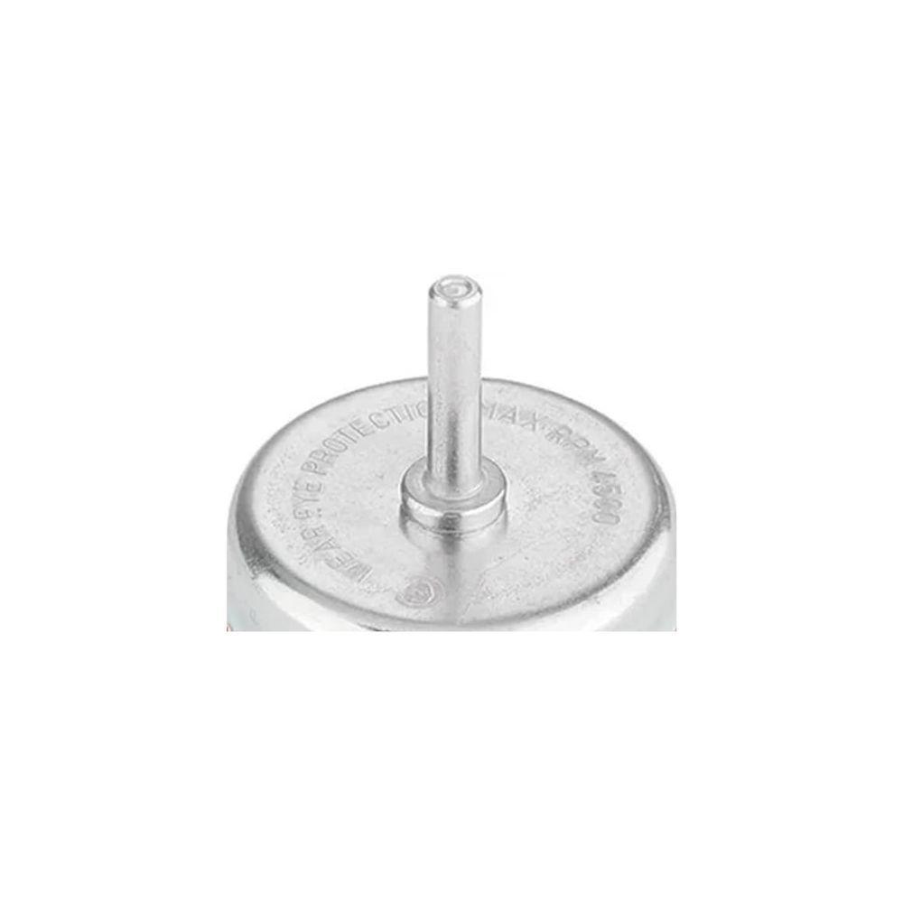 Escova Aço Carbono Tipo Copo 3" 75mm Com Haste 6mm - Mtx - 3