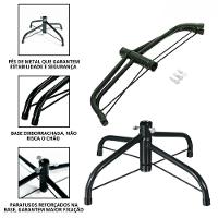 Árvore De Natal Pinheiro Nevado Premium Cheio 170 Galhos 1,2 Metros - Master Christmas - 6