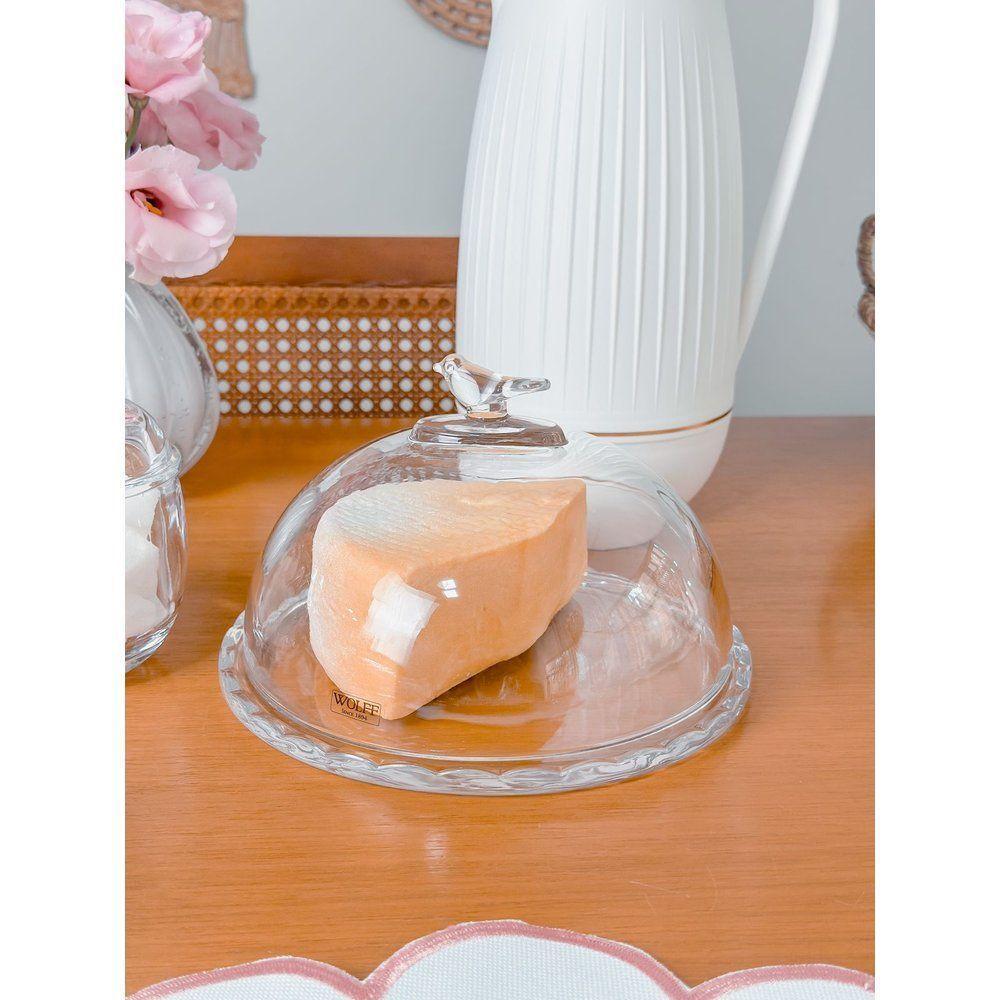 Queijeira Bird Pássaro 20 Cm Cristal Ecológico Wolff - 2