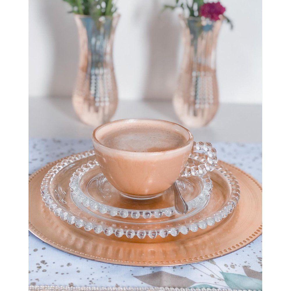 Prato Sobremesa Cristal 20 Cm Pearl Wolff Transparente - 7