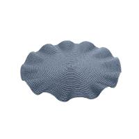 Kit 6 Lugares Americanos Babado Azul - 1