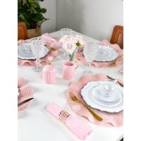 Lugar Americano Babado Rosa - 5