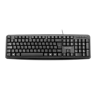 Teclado Multilaser Usb Slim Preto Tc065