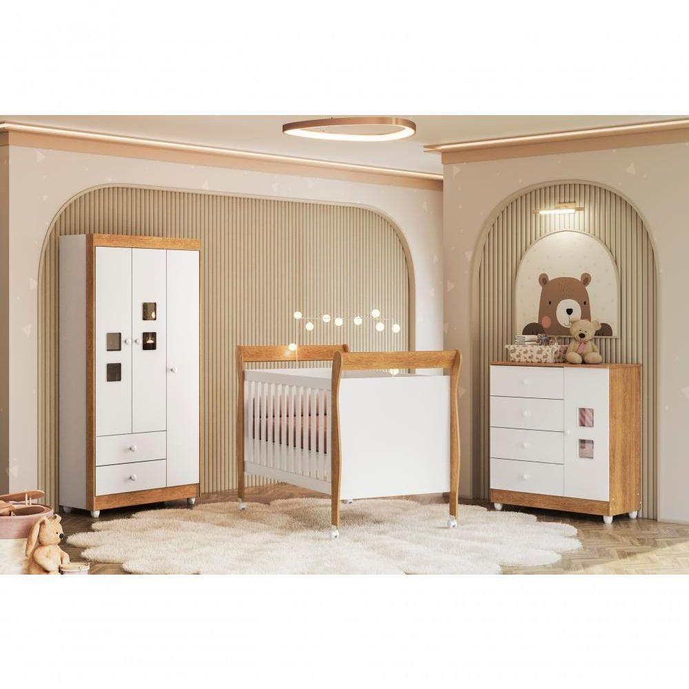 Berço Minicama Doce Sonho Branco Ypê - Tudo De Móveis - 3