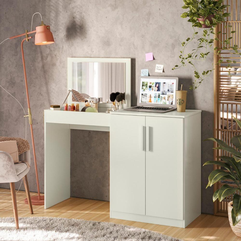 Mesa Multiuso Cleo Off White - Tudo De Móveis - 2