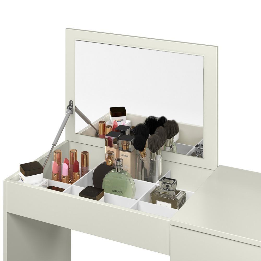 Mesa Multiuso Cleo Off White - Tudo De Móveis - 3