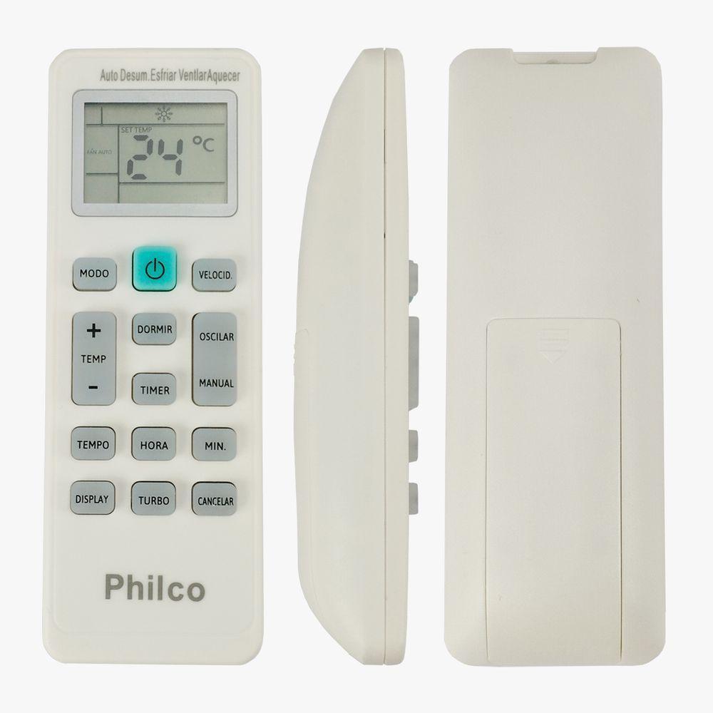 Controle Remoto Ar Condicionado Botão Azul 9.000 E 12.000 Btus - Philco Original - 6