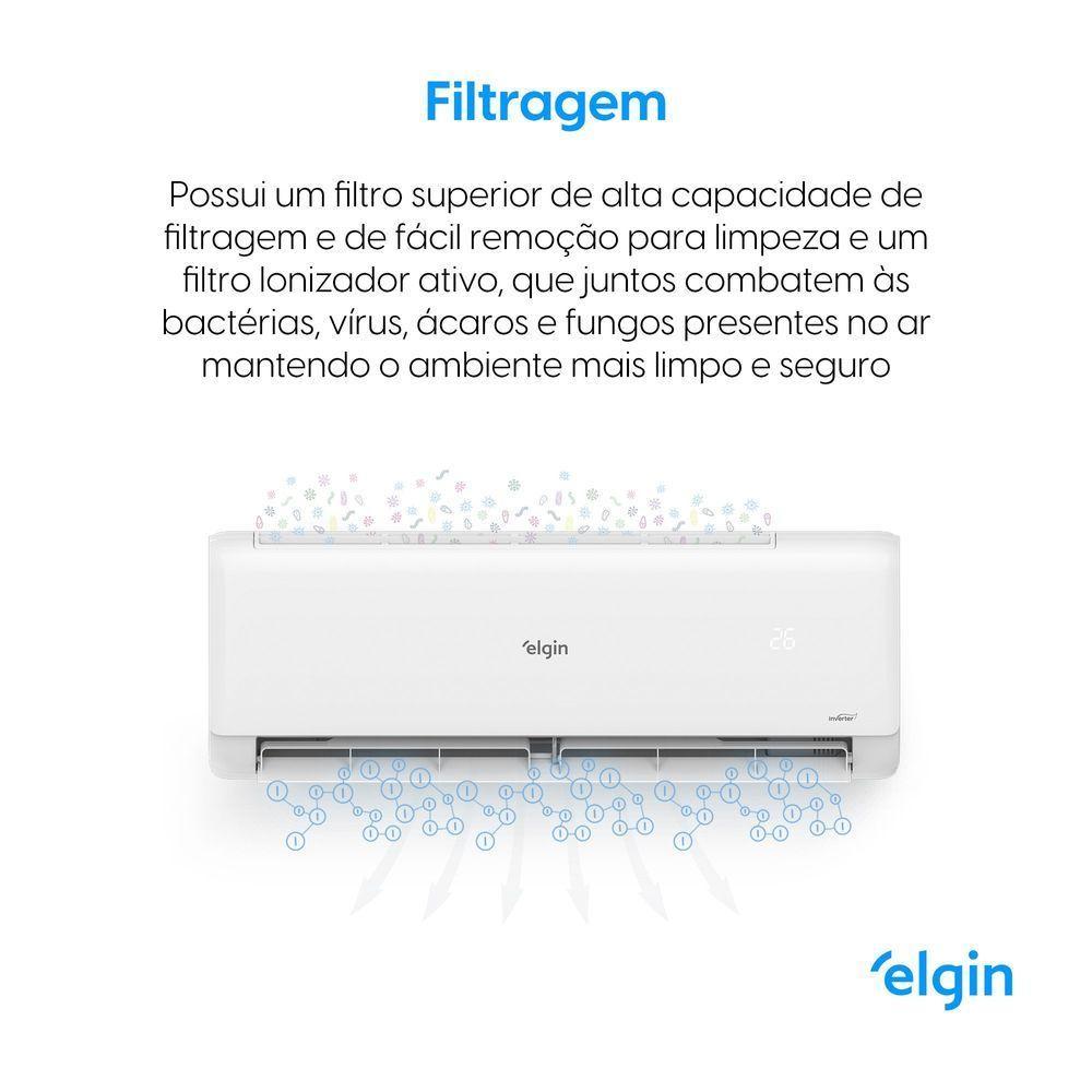 Ar Condicionado Elgin 12.000 Btus Frio Eco Inverter Ii R32 220v Wifi 1 Unidade - 6