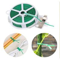 Kit 2 Rolos De Arame Plastificado Verde Com Cortador – 20 Metros Cada | Ideal Para Jardinagem, Paisagismo E Artesanato