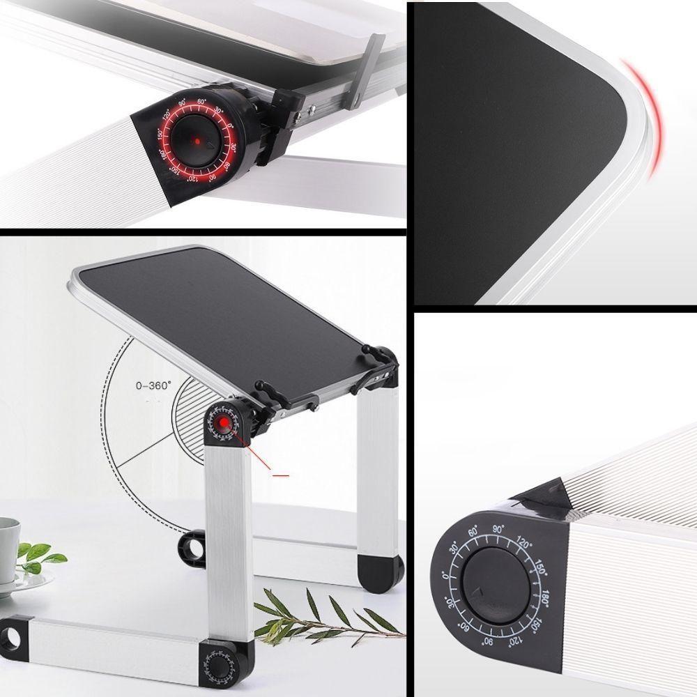 Mesa Notebook Dobrável De Alumínio 360° – Conforto, Ergonomia E Versatilidade Em Qualquer Lugar - 7