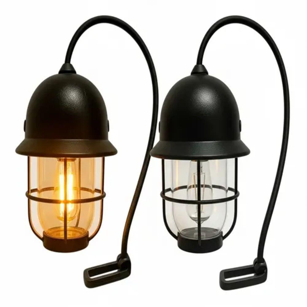 Luminária Retrô Com Carregamento Usb – Estilo Clássico E Tecnologia Moderna Em Um Só Produto - Bivolt - 2