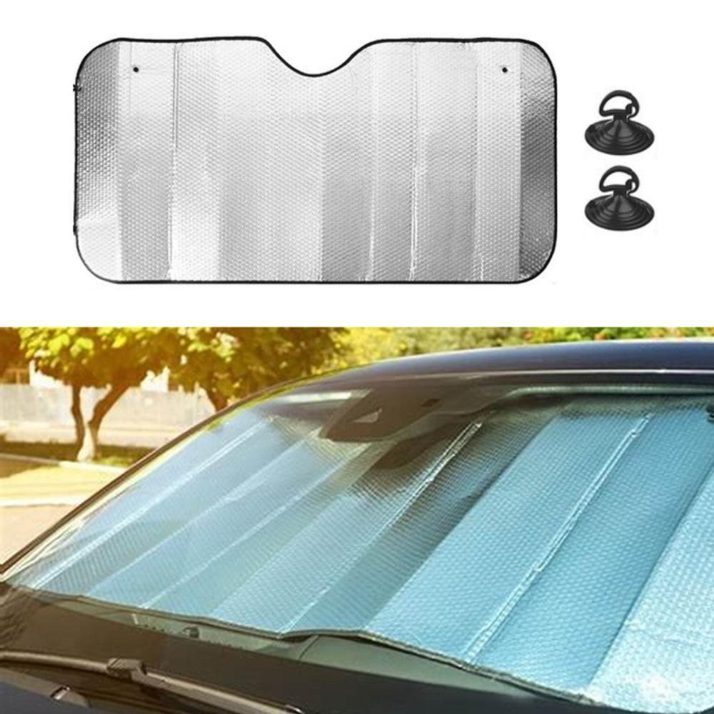 Protetor Solar Dobrável Para Para-brisa Automotivo Com Proteção Uv E Redução De Calor - 3