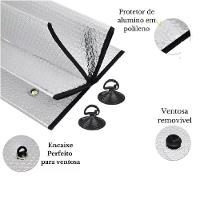 Protetor Solar Dobrável Para Para-brisa Automotivo Com Proteção Uv E Redução De Calor - 6