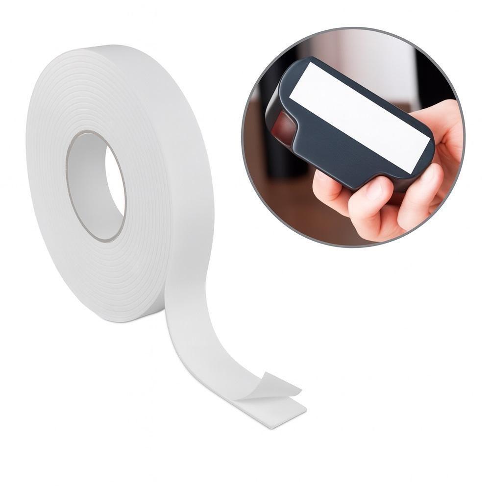 Kit Com 3 Fitas Dupla Face 18mm X 3m – Fixação Firme, Limpa E Eficiente Em Qualquer Superfície - 4