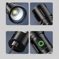 Lanterna Recarregável Com Luz Lateral – Potência, Versatilidade E Segurança Em Suas Mãos - Bivolt - 3