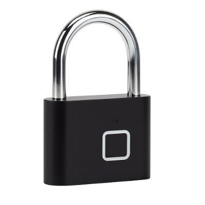 Cadeado Biométrico Com Impressão Digital Preto – Segurança Inteligente Com Estilo E Praticidade