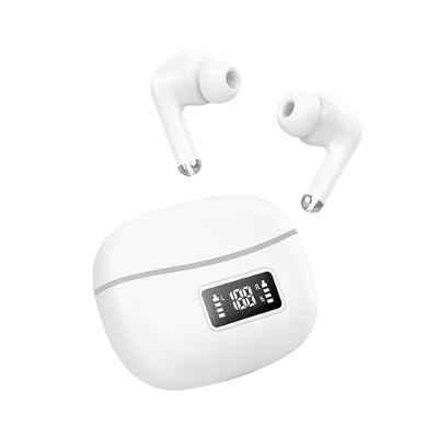 Fone De Ouvido Bluetooth Airpods T-206 Com Tela Led E Estojo Recarregável Usb Branco