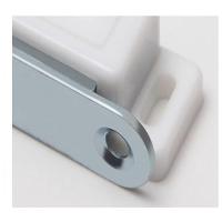 Kit 10 Fechos Magnéticos Com Trava E ímã Branco Para Armários, Portas E Móveis Profissionais