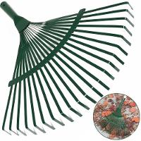 Vassoura Rastelo De Metal Com 22 Dentes – Resistência E Eficiência Para Jardinagem Profissional - (cabo Não Incluso) - 2