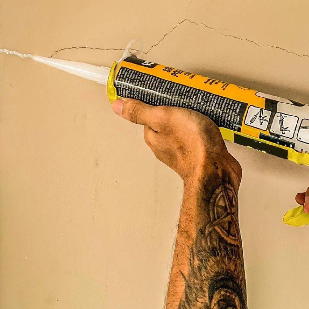 Pistola Aplicadora De Silicone Profissional Em Aço Reforçado Para Tubos De 300g Com Alta Precisão - 3