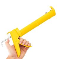 Pistola Aplicadora De Silicone Profissional Em Aço Reforçado Para Tubos De 300g Com Alta Precisão